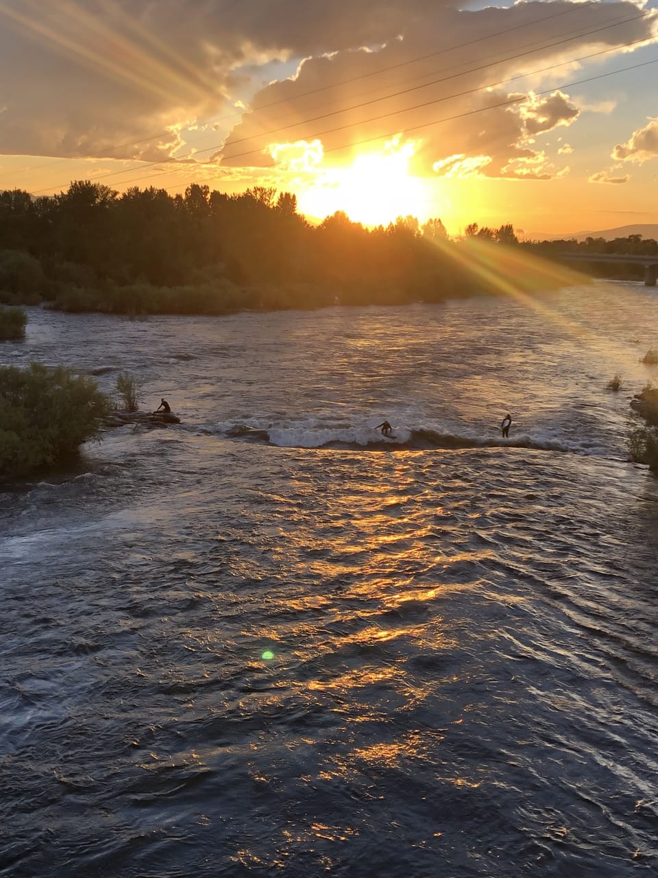 Home is within walking distance of the Clark Fork River! Come enjoy the sunsets!