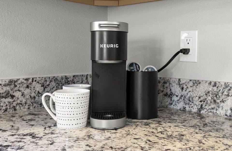 We provide Keurig K-cups for your convenience