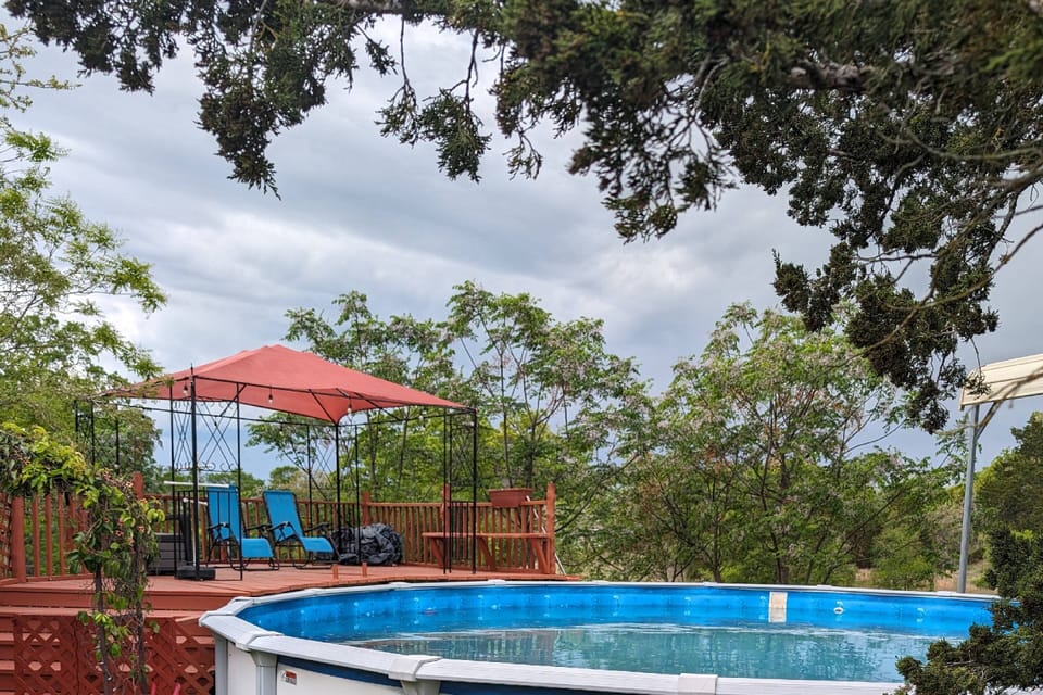 Large swimming pool open from mid March through October