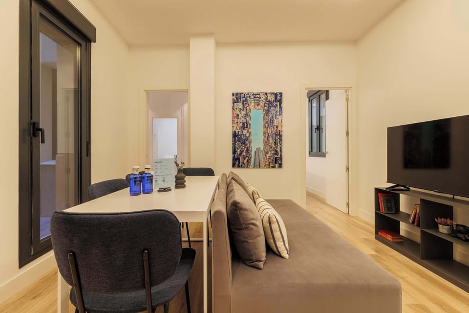 Living room with tv