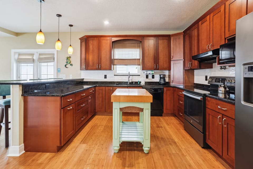 Spacious kitchen