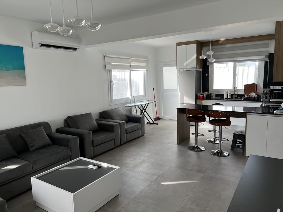 Living room, dining room