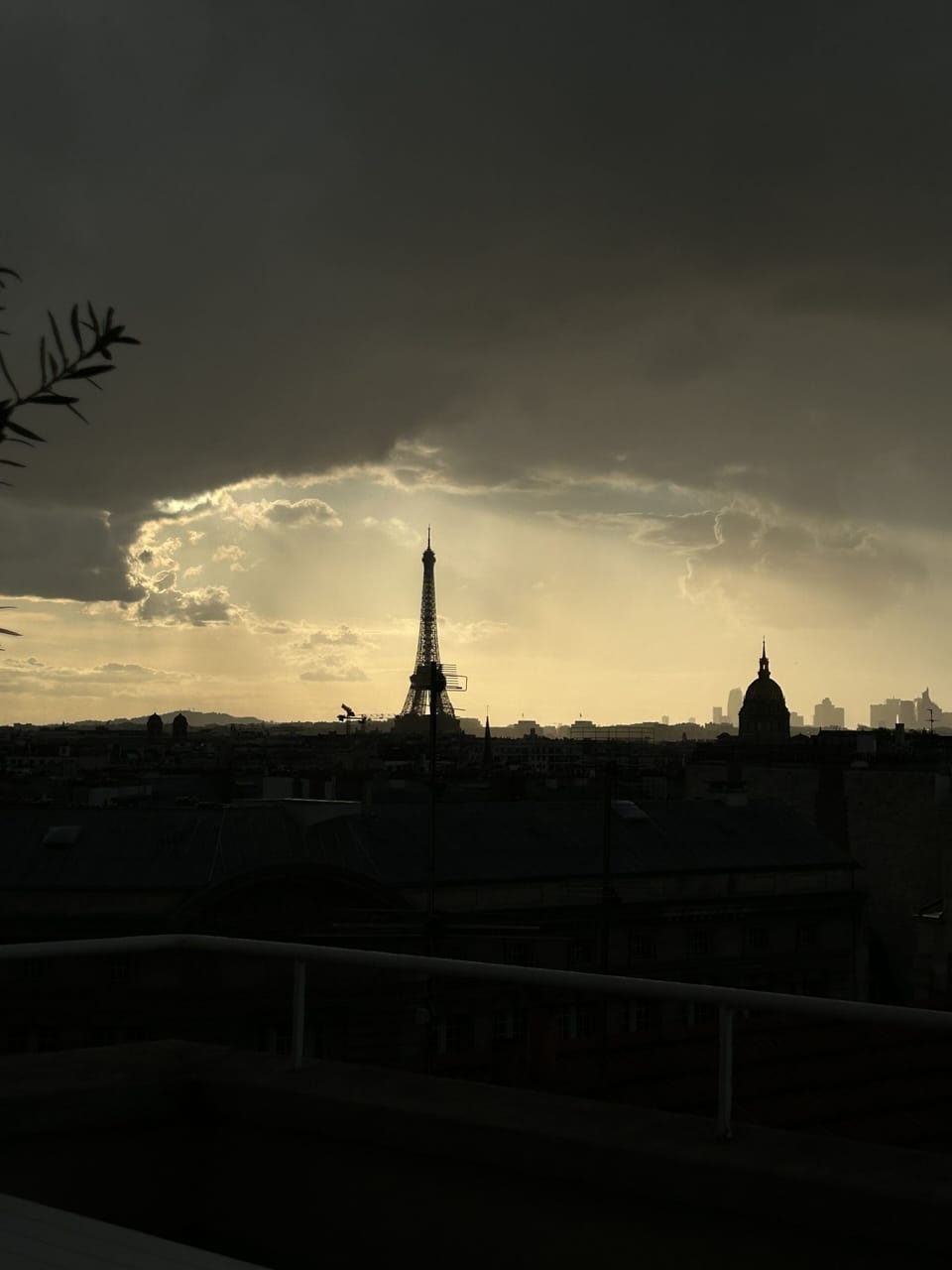 The Eiffel tower 