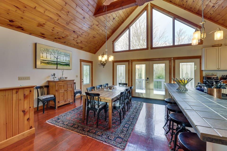 Dining Area | Main Level | Central Heating | Open Floor Plan