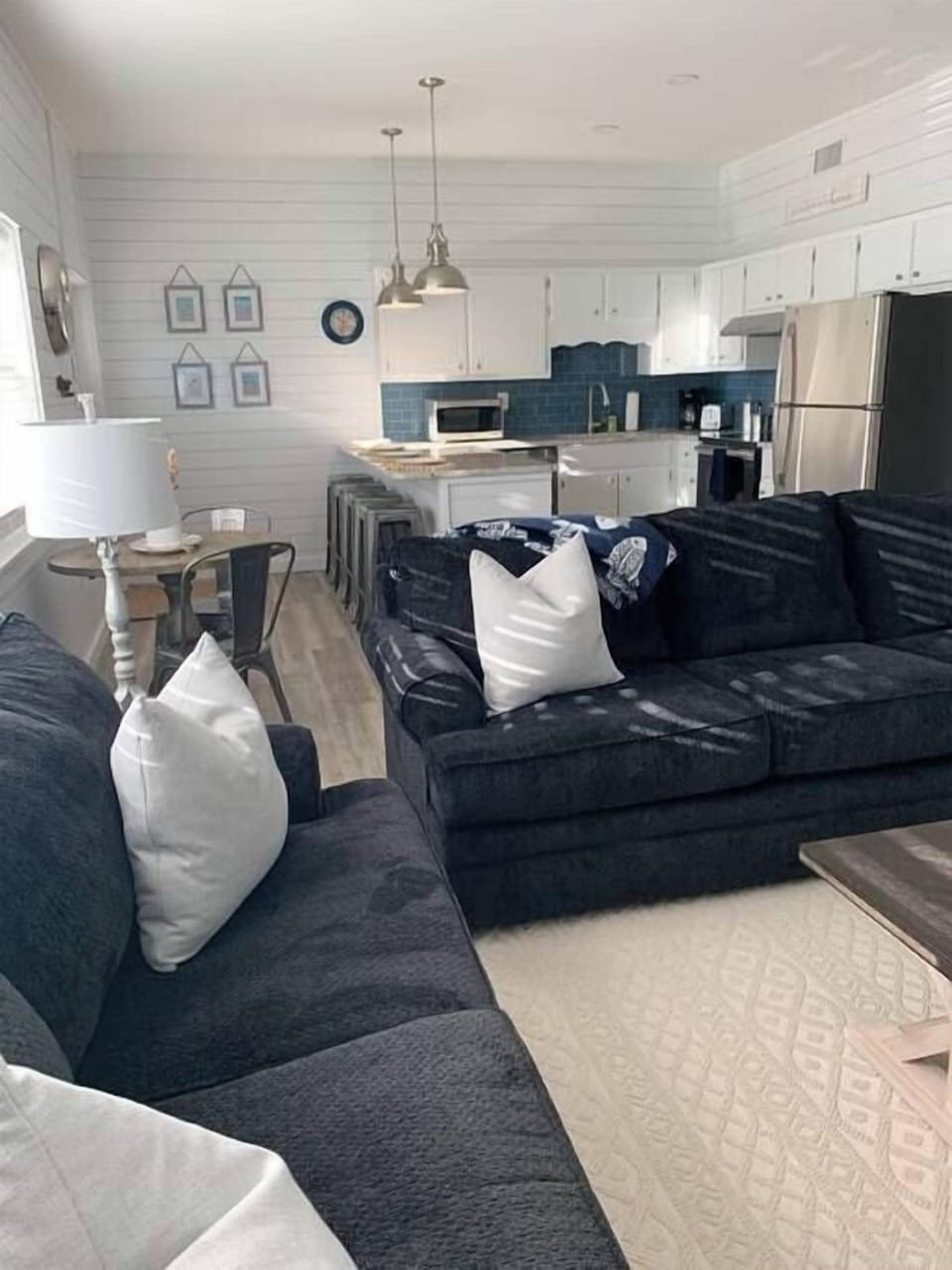 Spacious open-concept design seamlessly connecting the kitchen and living room!