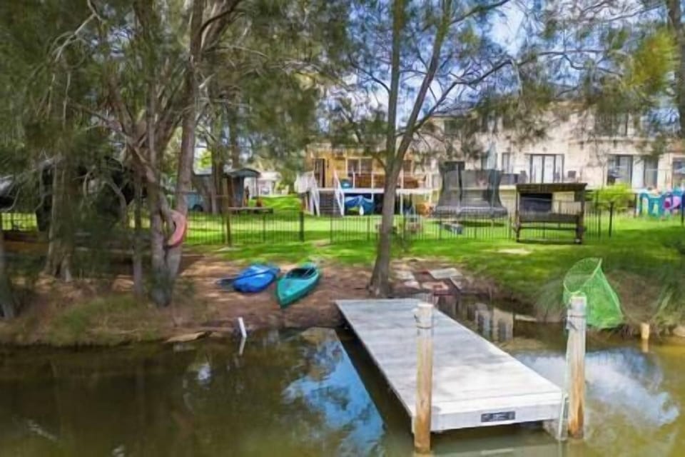 View from private jetty looking back at house
