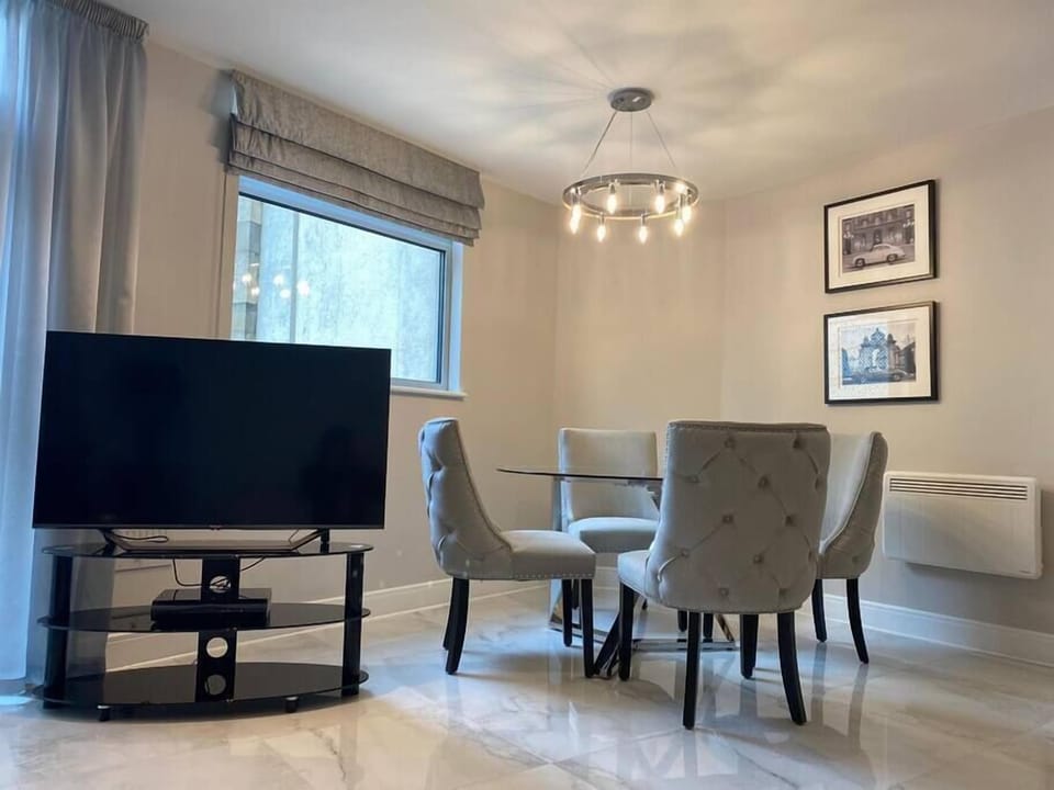 TV and Dining Area