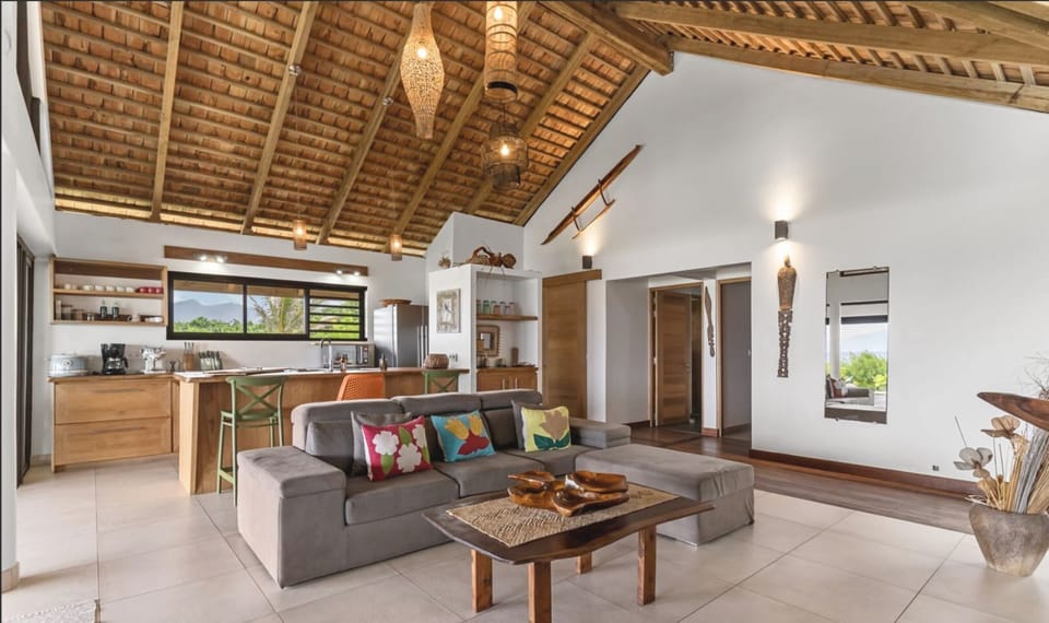 Stylish living room with airy layout and relaxing seating area.