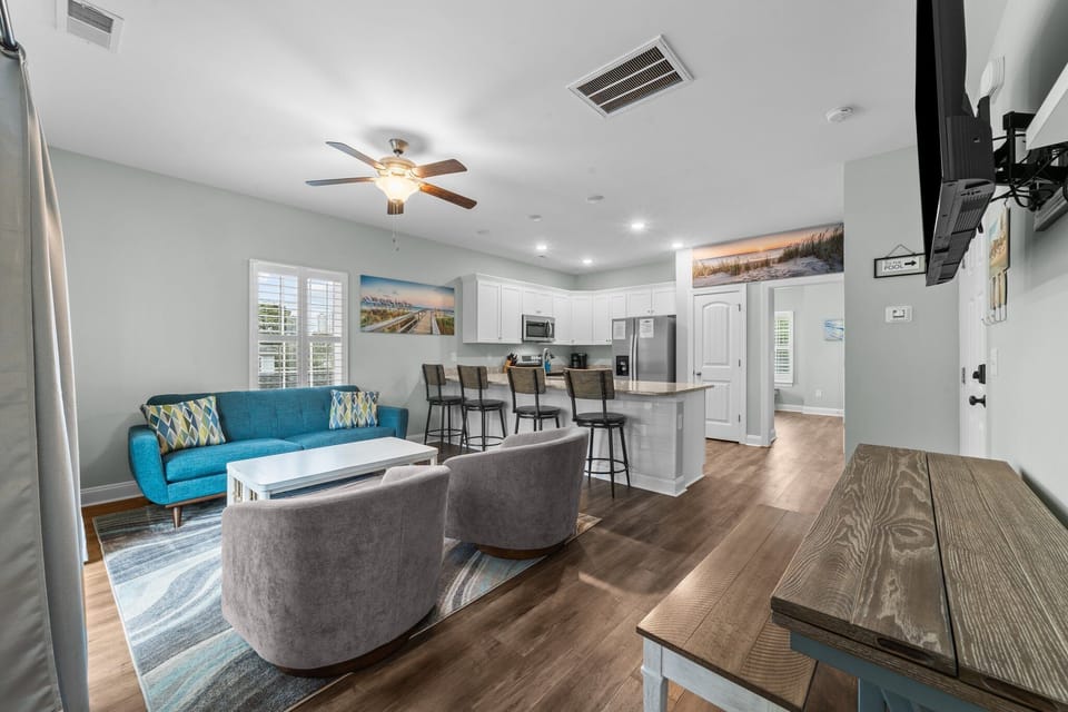 Living, Dinning, Kitchen