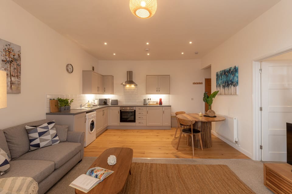 Open plan living area