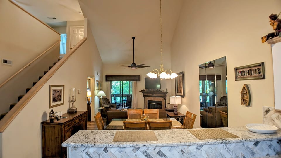 Living and dining area