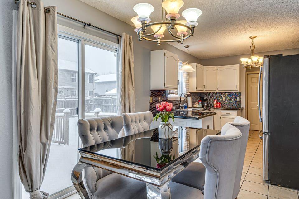 Dining Area | Dishware & Flatware Provided | 1st Floor