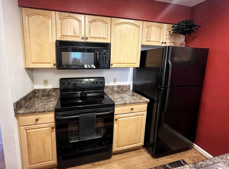 Fully-stocked kitchen