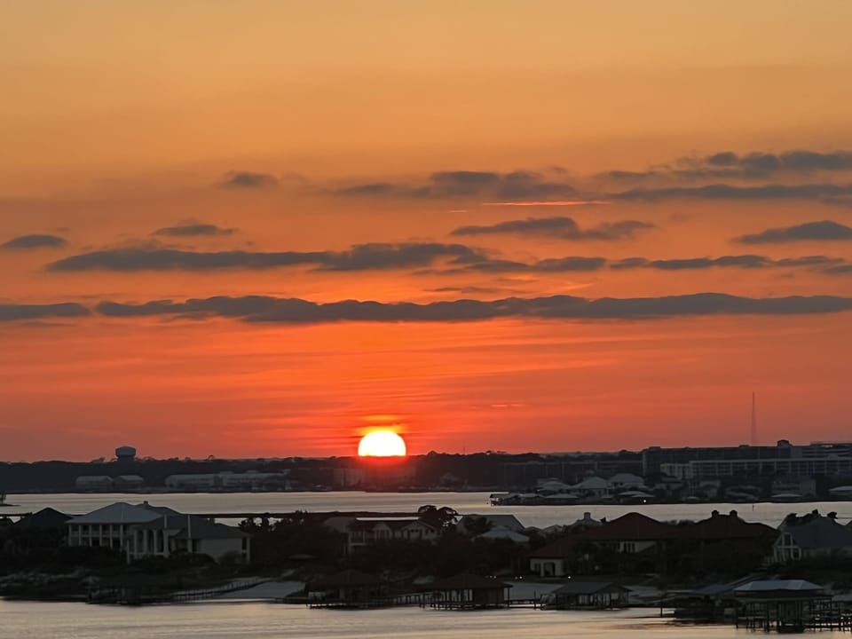Summer Sunset River side