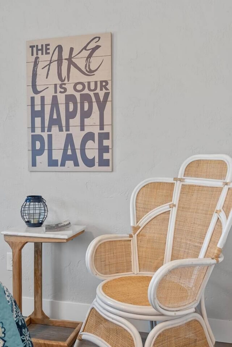 Cozy reading nook perfect for a relaxing beach read.