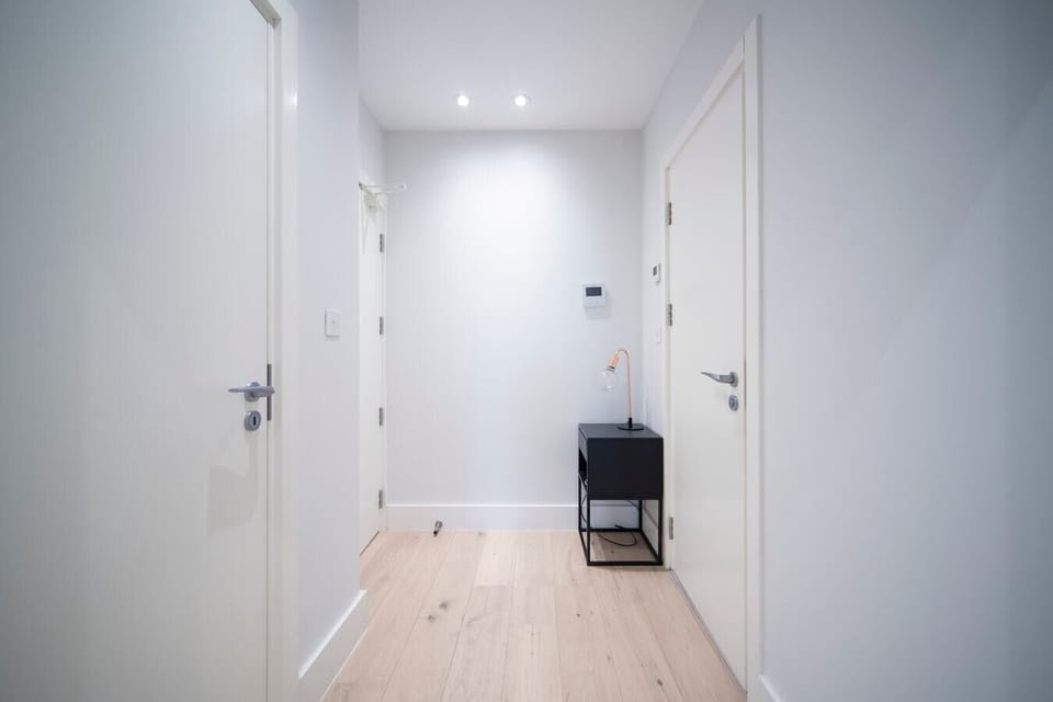 Hallway with washing machine