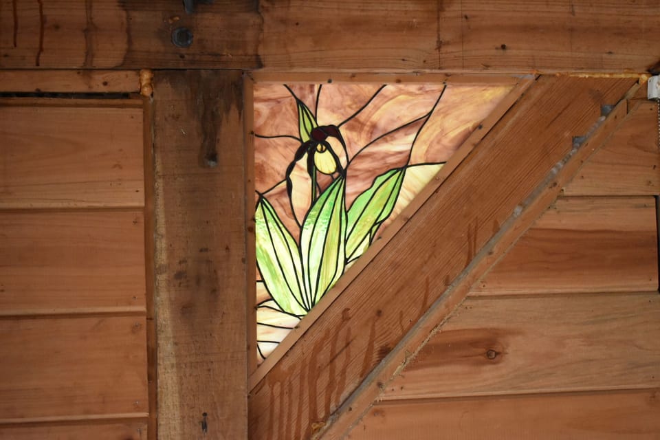 Detail of stained glass