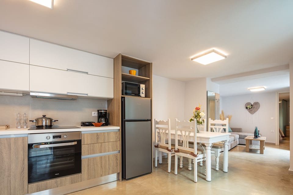 A fully equipped kitchen for culinary wonders.