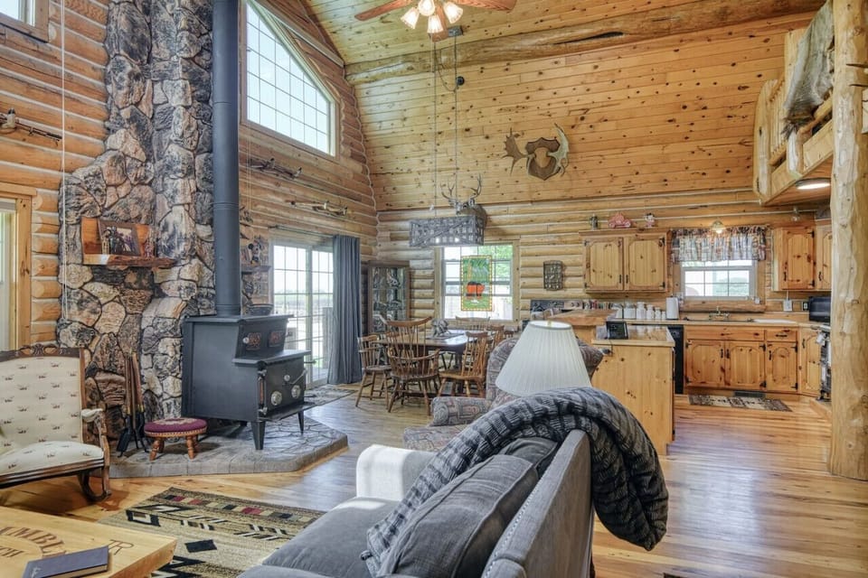 Open-concept living area