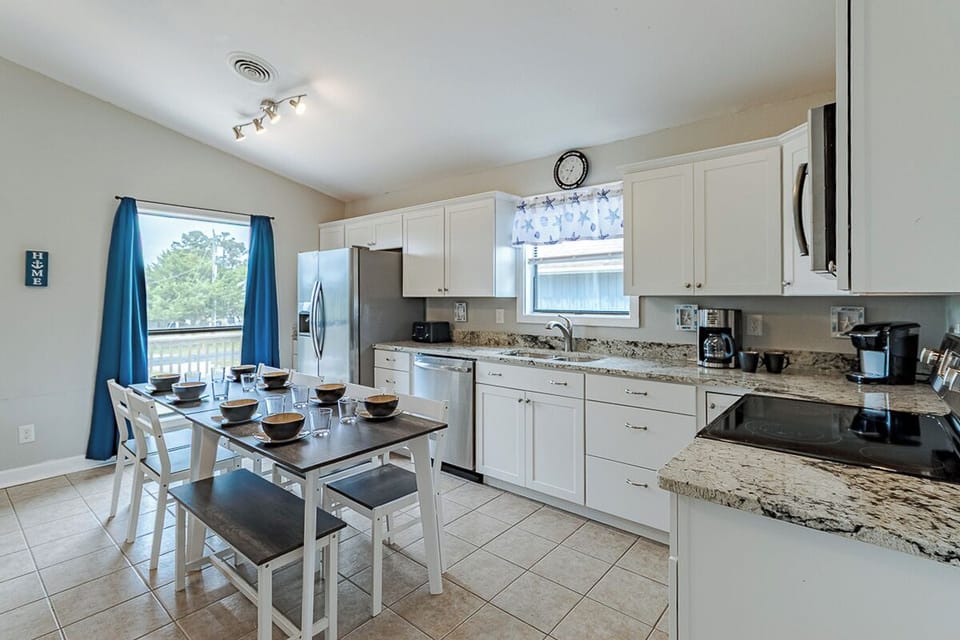 Top Level Kitchen and Dining Area