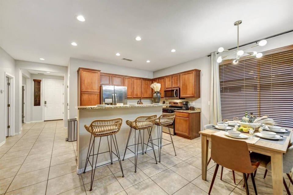 Open concept kitchen