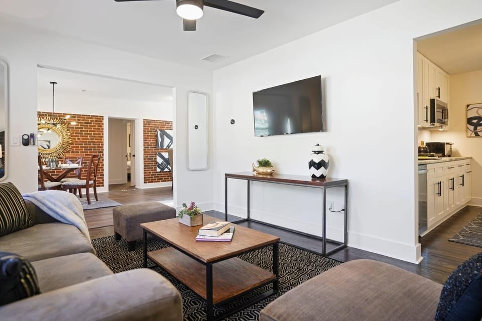 With a TV for Cozy Nights and Entertainment