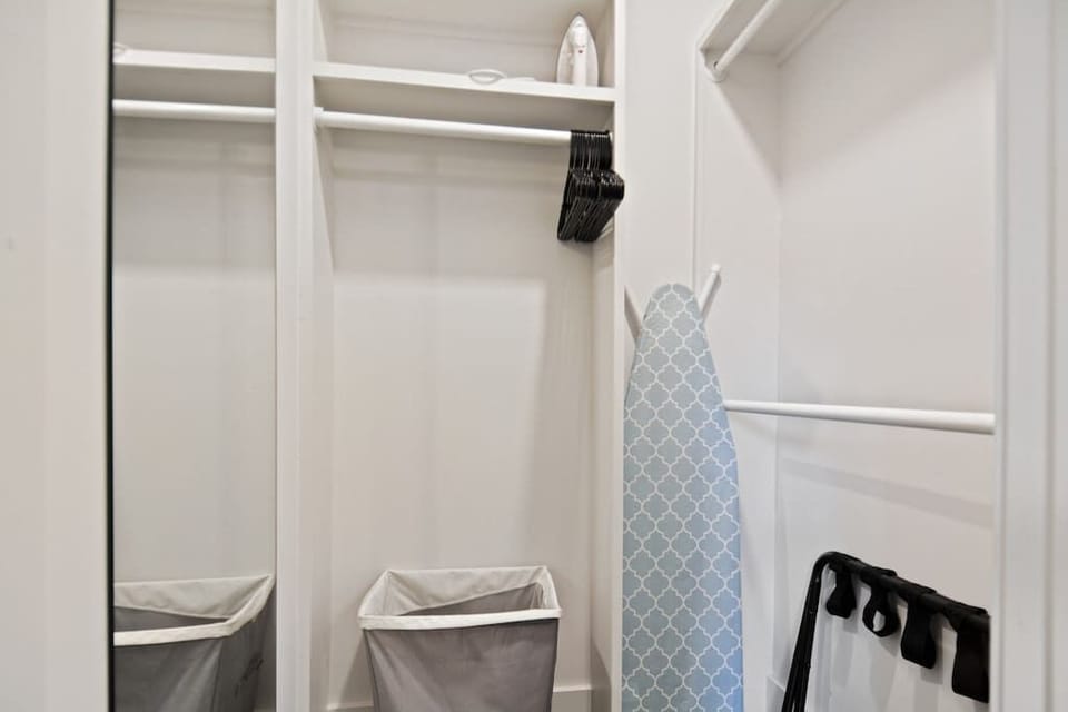 Main House- Master Walk In Closet w/ Iron & Ironing Board