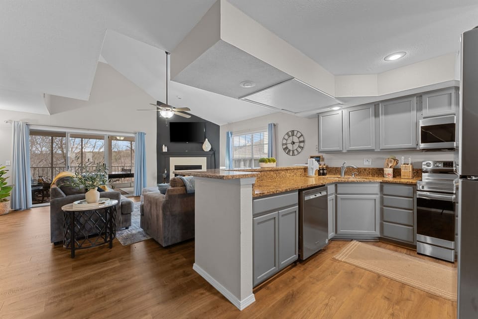 Open concept with plenty of space