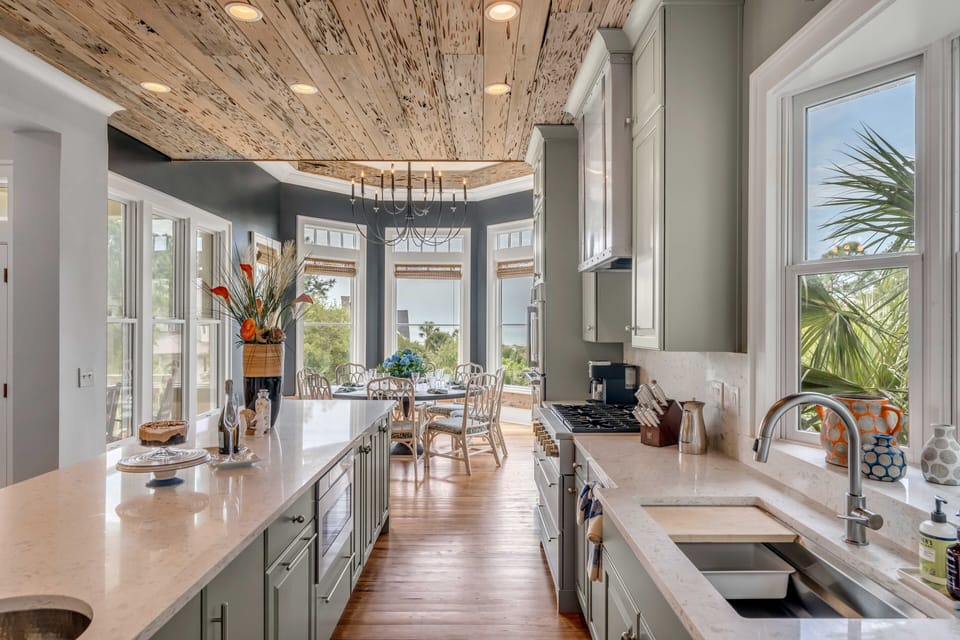 Cook in the incredible kitchen and enjoy the views!