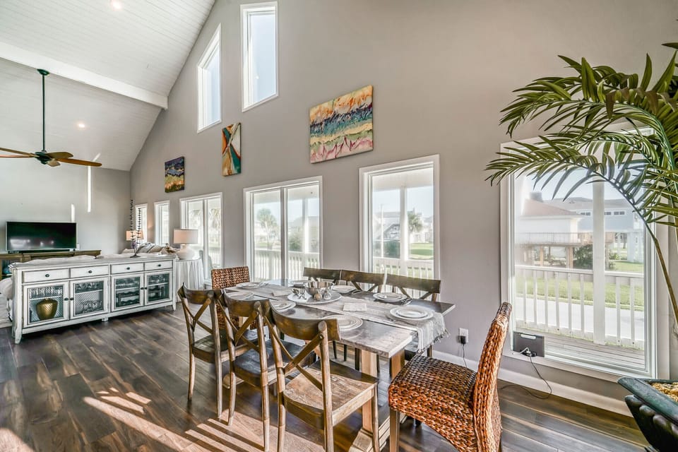 Views from the dining room.