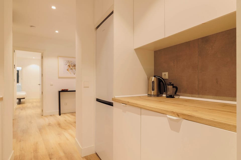 A equipped kitchen