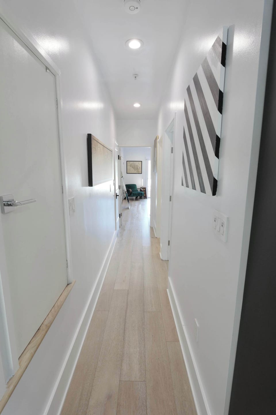 The hall way from the kitchen to the bedroom! 