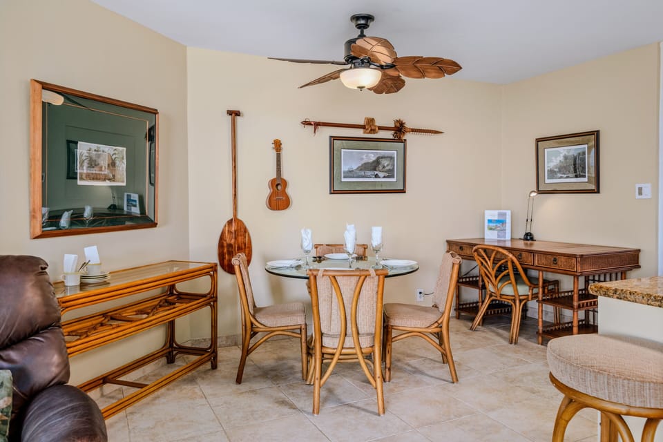 Lovely dining area.