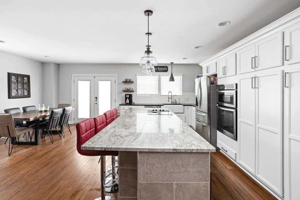 Discover our super clean and inviting kitchen, the heart of our home where culinary adventures await!