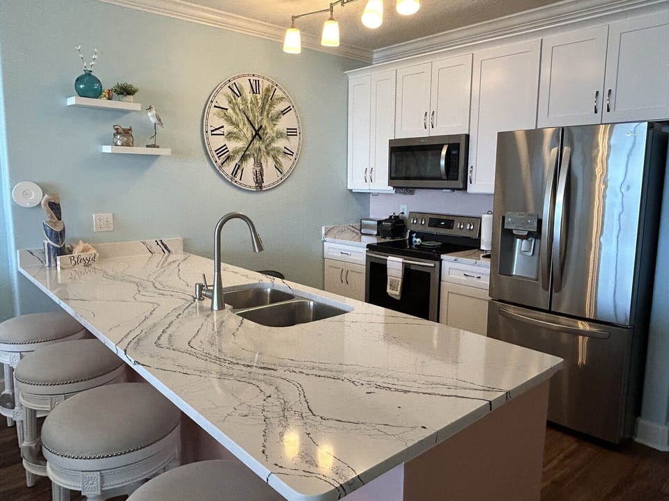 Large kitchen island