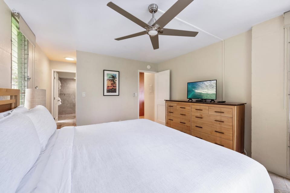 Primary bedroom with access to ensuite