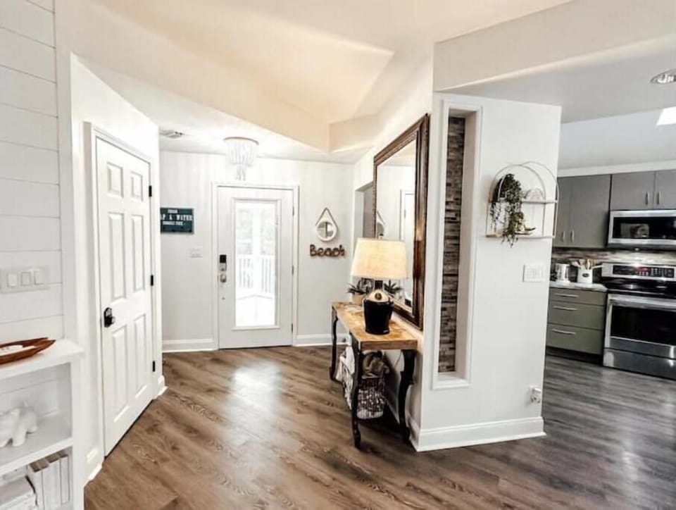 Entryway to open living area