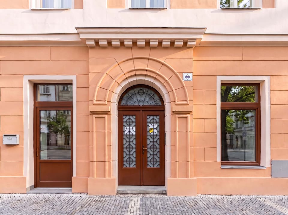 Entrance to the building