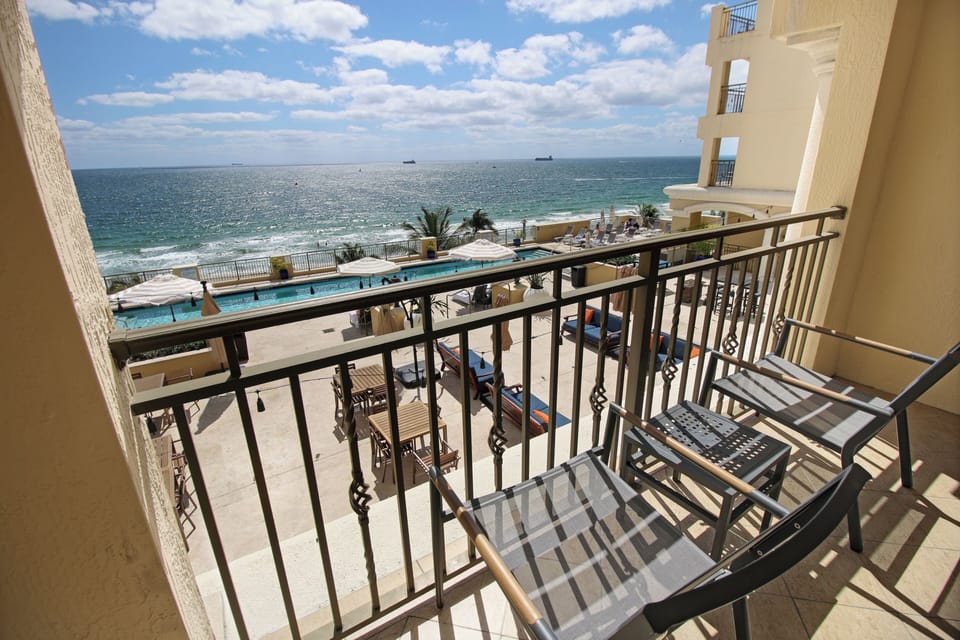 Private balcony w/table & chairs for your morning coffee or happy hour cocktails