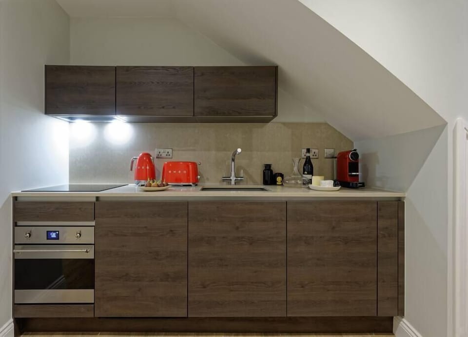 Fully equipped kitchen with Oven-microwave, stove, fridge, kettle, toaster, coffee machine, washing machine-dryer and kitchenware. (Oils and food not will be provided)