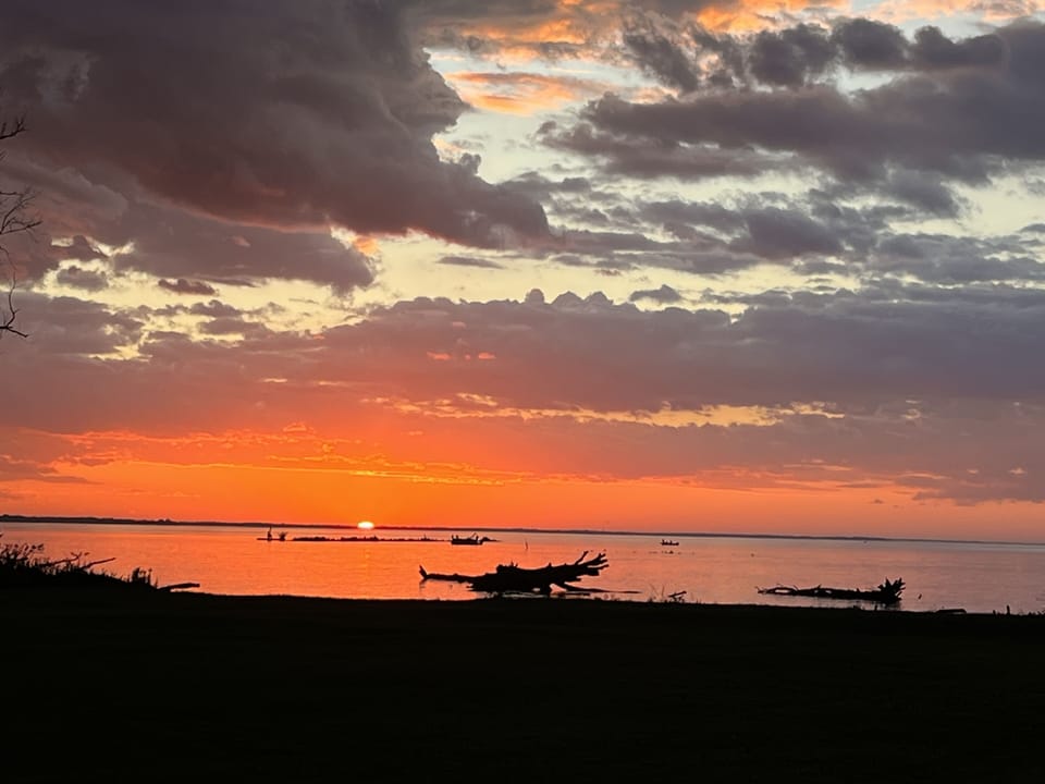 The nightly sunset view! 