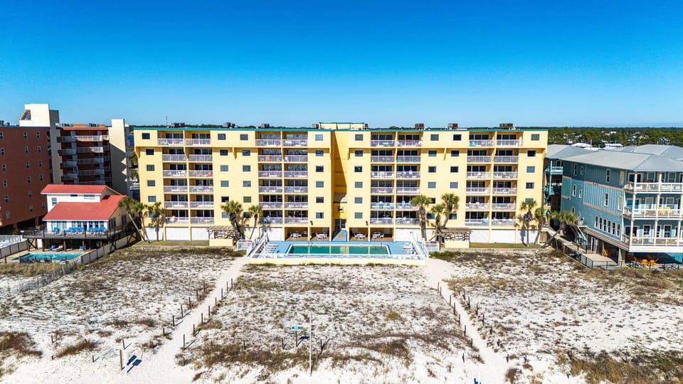 Driftwood Towers Aerial Shot