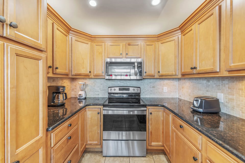 Fully Equipped Designer Kitchen for the Chef of the Group to Prepare Delicious Meals