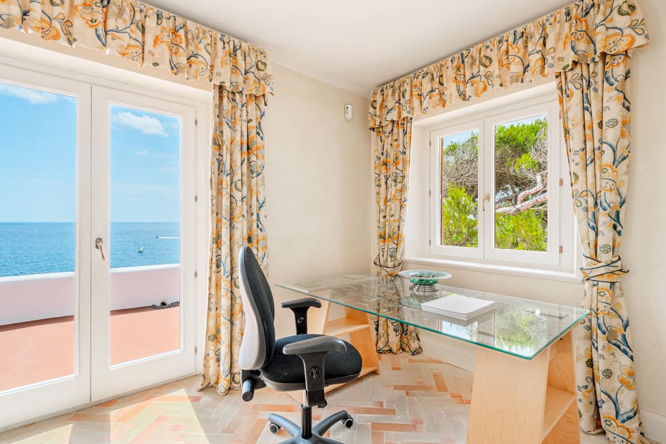 Working desk with sea view
