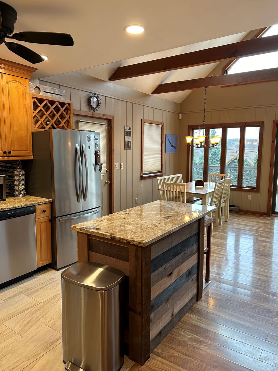 View from kitchen