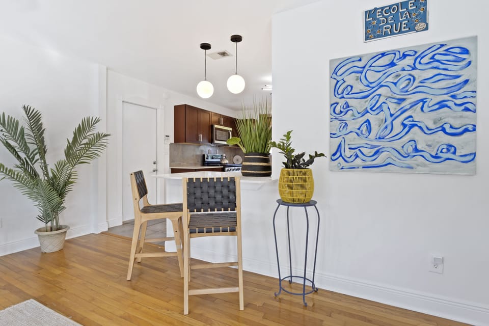 Island for extra eating space 