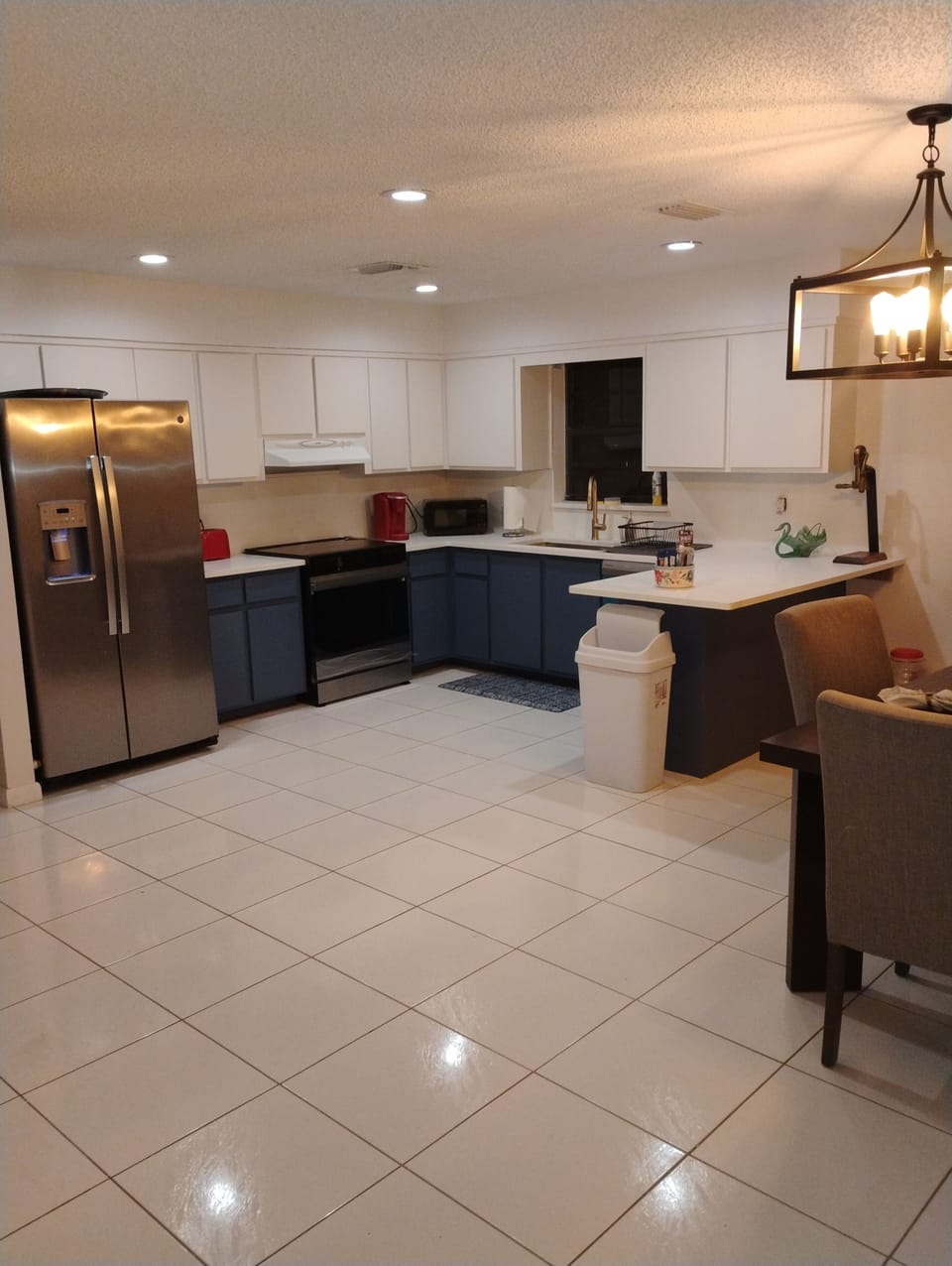 New Appliances and quartz counter.
