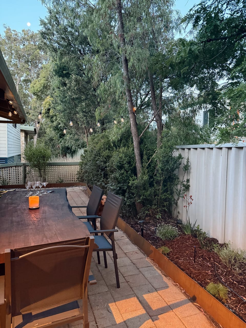 Outdoor dining