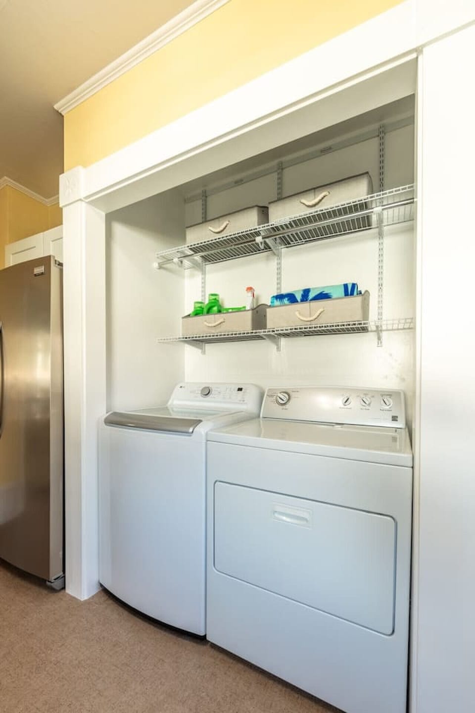 Convenient washer and dryer available for your use during your stay. With all the comforts of home, you’ll have everything you need to feel relaxed and refreshed throughout your visit.
