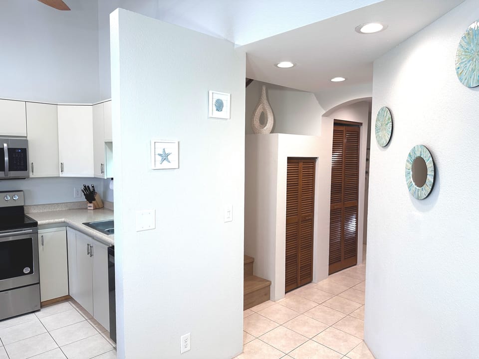Bright and spacious layout.